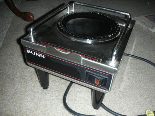 Bunn Single Burner Satellite Coffee Pot Warmer Model RWS1