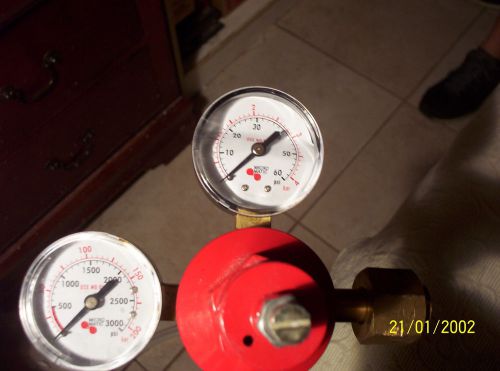 MICRO MATIC 34DH 2 GAUGE Co2 COMPRESSED GAS REGULATOR,