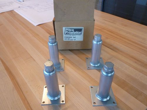 Table/equipment 6&#034; adjustable steel legs (b3900701) - set of 4 for sale