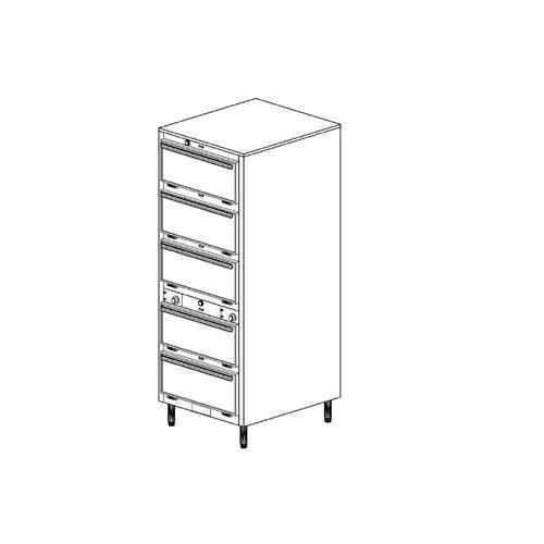 Duke 1455p thermotainer pass-thru hot food storage unit for sale