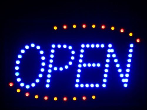 Led indoor light open sign decor beer cafe bar restaurant neon nled001-b for sale