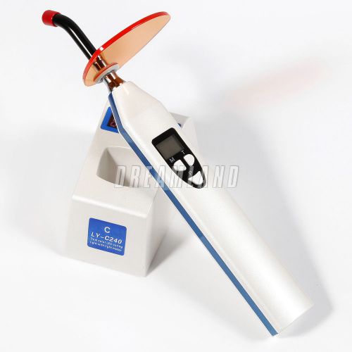 NEW Dental wireless LED Light Curing Lamp W/ Match Light Photometer ST1 Blue