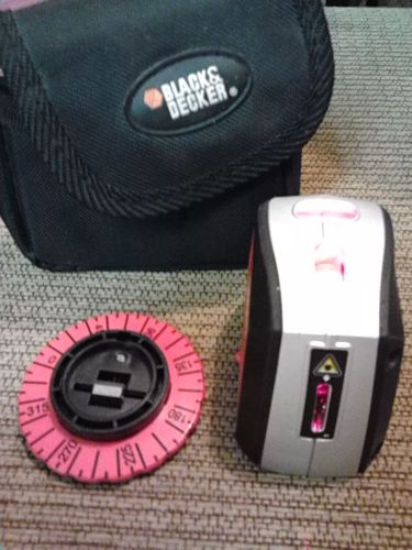 Black &amp; Decker BDL220S Laser Level (Open Package used once for test).