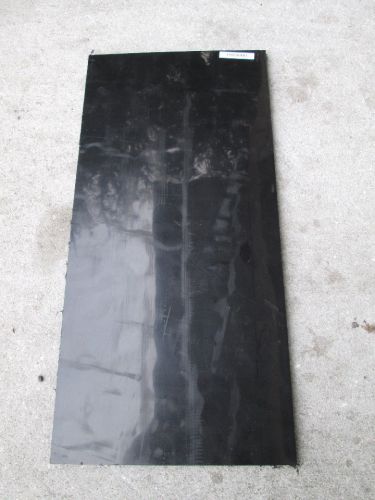 Polypropylene impact copolymer black plastic sheet 1/2&#034; x 11&#034; x 23&#034; n00m-00 uhmw for sale