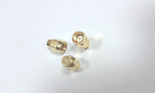 50 pcs BRASS SMA 50 OHM Coaxial Termination LOADS SMA male ADAPTER