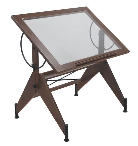 Studio Designs Aries Glass Drafting Table