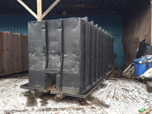 TRASH, GARBAGE, RECYCLING 40 YARD COMPACTOR RECEIVER BOX