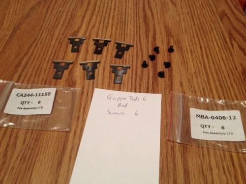 Hp Indigo Press parts 3000/5000 gripper pads (6) and screws (6)