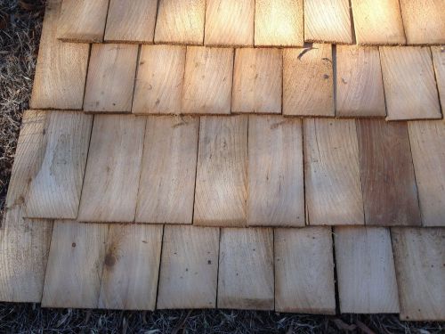 Antique Sawn Cedar Shake Shingles 5&#034; x 18&#034; ( Stored Over 60 Yrs.)