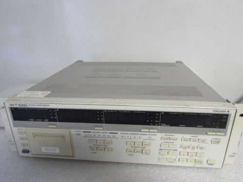 Yokogawa wt1010 digital power meter model 253610 for sale