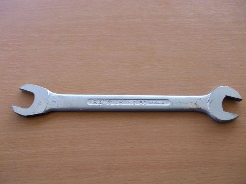 Saltus No 50 13mm x 11mm Double Open End Metric Wrench Chrom-Vanadium Germany