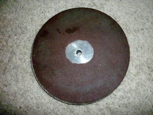 12&#034; sanding disk holder aluminum 5/8&#034; hole for sale