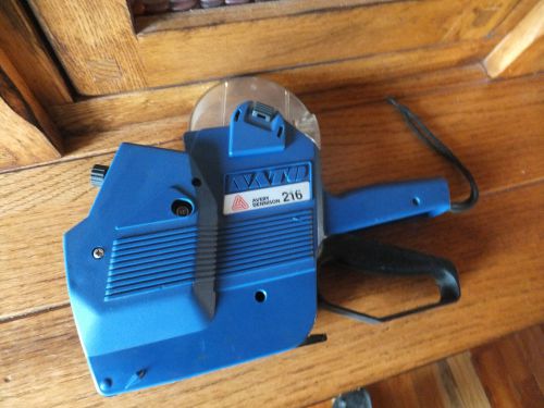 Avery Dennison 2 Line Labeler Pricing Pricer Gun # 216 Marker Blue