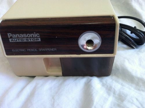 Panasonic Auto Stop Electric Pencil Sharpener kp 110 120v