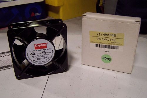 NEW DAYTON 4WT46 AC AXIAL FAN 115 VAC 115 CFM 20/22 WATT .24/.26 AMP