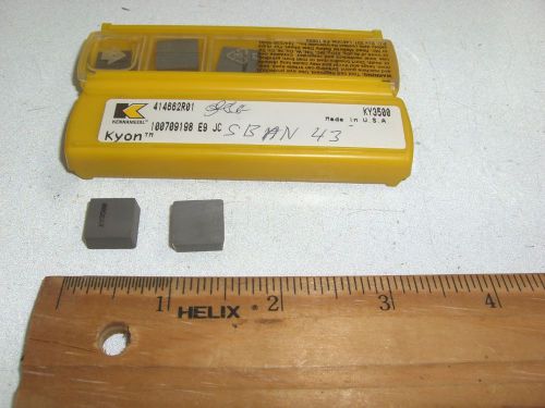 KENNAMETAL SBAN-43 CERAMIC INSERTS (10 Pcs)