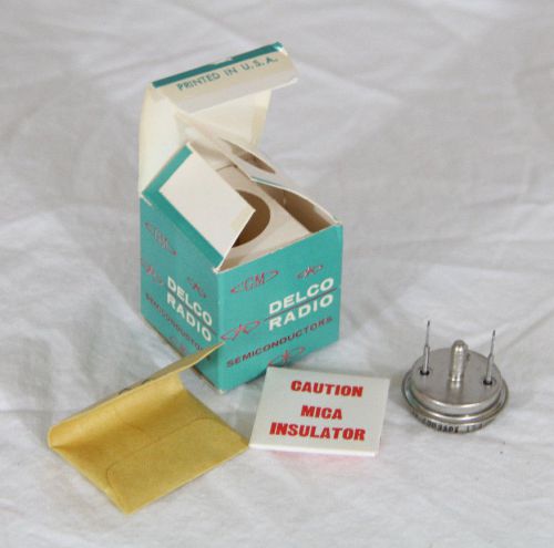 GM DELCO RADIO SEMICONDUCTORS JAN - CGM - 2N1358 - 6940 TRANSISTOR - NEW IN BOX!