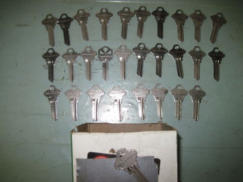 lot of 28 Hillman  SC-1Key Blanks