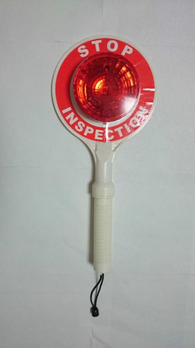 Roadway Displays Construction Traffic Control Flashing LED Hand Held Stop Sign