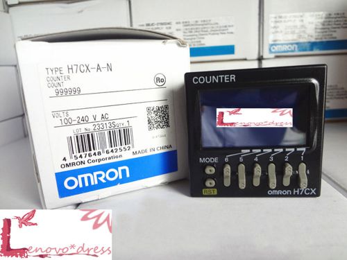 Omron counter h7cx-a-n h7cxan 100-240vac new in box free shipping #j737 lx for sale