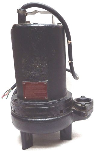 DAYTON  3BB94  Pump, Sewage, 1 1/2 HP, 240/480 V