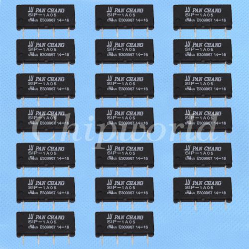 20pcs 5V Relay SIP-1A05 Reed Switch Relay 4PIN for PAN CHANG Relay new