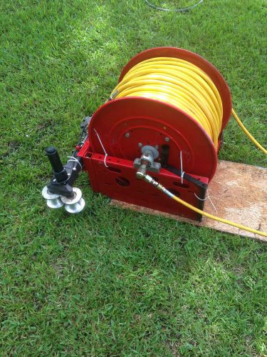 Hose Reel, Reelcraft, electric, dual pressure hose, 400 PSI