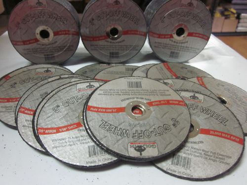 ~ 100 ~ 3&#034; x 1/16 thick x 3/8 AIR METAL CUT OFF WHEEL CUTTING DISC 25,000 RPM