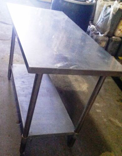 24&#034; x 48&#034; Stainless Steel Restaurant Work Table