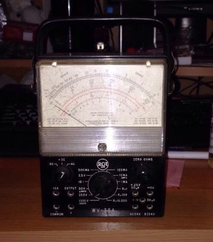 Vintage RCA VOLT-OHM-MILLIAMMETER WV-38A.