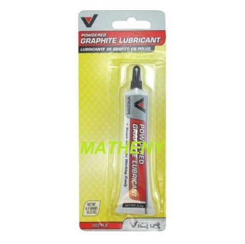 Victor fine powder graphite dry lubricant 6.5g tube~gun~fishing reel~tool~hinges for sale