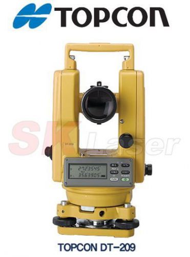 Topcon DT-209 9&#034; OPTICAL DEGITAL THEODOLITE FOR SURVEYING, CONSTRUCTION