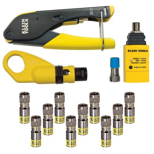 Klein Tools VDV002-818 Coax Installation &amp; Test Kit