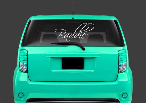 Baddie Sticker Funny Car Truck Bumper Vinyl Sticker Decal JDM Custom Illest