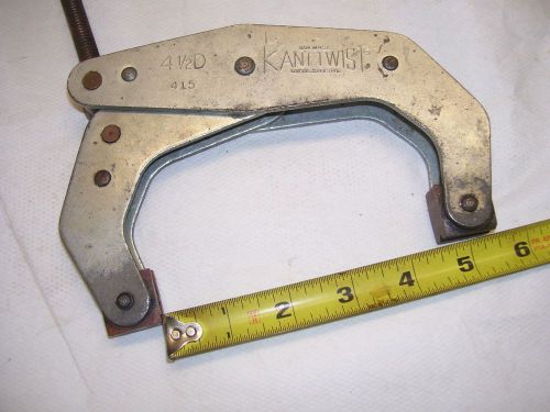 Clamp, machinist kant-twist clamp, size  4-1/2 d, made in usa for sale