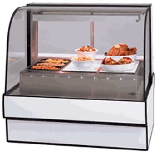 Federal CG7748HD Deli Case, Heated, Curved Glass 77&#034; Long x 48&#034; High (Three Well