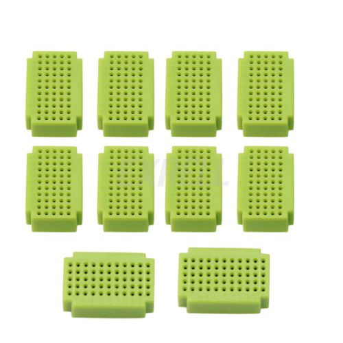 10pcs Breadboard Solderless Protoboard PCB Test Board 55 Tie-points Light Green