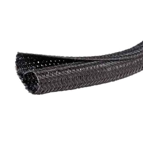 Techflex flexo f6 fr self wrap split braided sleeving, black, 1/8&#034;, 63-3012 5ft for sale