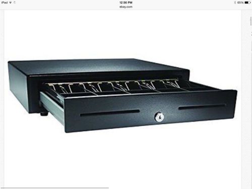 NEW APG Cash Drawer, LLC: Black 16 x 16 Vasario Series Cash Drawer VB320-BL1616