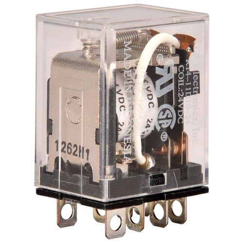 NTE R14-11D10-24 10A 24VDC DPDT General Purpose Relay