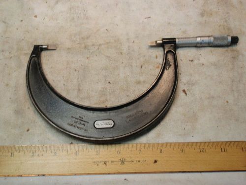 STARRETT 5-6 Inch BLADE MICROMETER NO 486  5 Inch 5&#034; - 6&#034; Nice