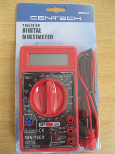 Cen-Tech 7 Function Digital Multimeter