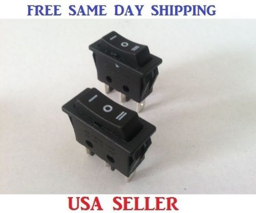 Momentary single pole double throw ~ spdt ( on-off-on ) ~ rocker switches x 2 for sale