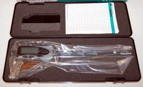 Brown &amp; sharpe 0-6&#034; x .0005&#034; (res.) digital-cal ip40 &#034;valueline&#034; digital caliper for sale