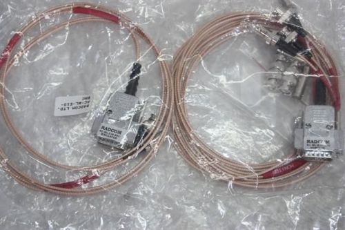 LOT OF 2 CABLES E1-BNC SIMULATOR / RECEIVE / MONITOR RC-WL-E1C BNC