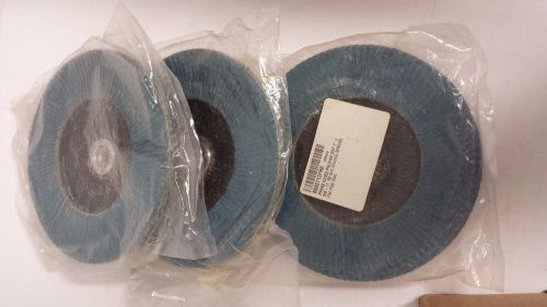 3 Pack PFERD 62353 Polifan 7&#034;x5/8-11 80 Grit SGP Abrasive Flap Disc