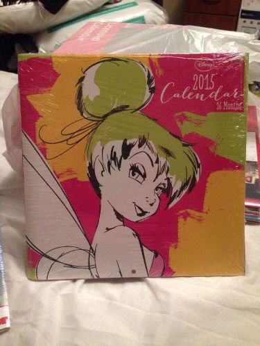 DISNEY 2015  16 Month Wall Calendar TINKERBELL Various Designs FOR GIRLS New!