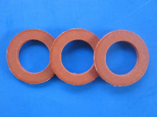 (3)  #12 meat grinder chopper worm auger fiber fibre washer for hobart 1/2&#034; sq for sale