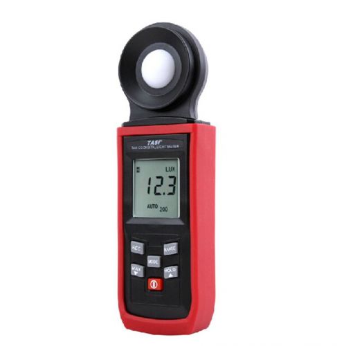 illuminance lux meter TASI-8123 digital LCD light high accuracy 4 range 200,000