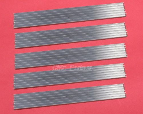 5pcs Heat Sink Silver-White LED Heat Sink Aluminum Cooling Fin 150x20x6mm